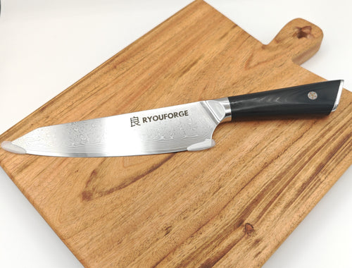 RyouForge 8" Chef's Knife (Damascus Steel)
