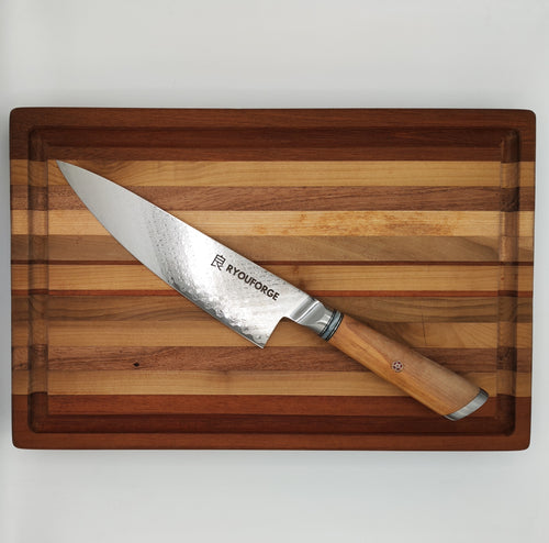 Ryouforge 8" Damascus Steel Japanese Chef's Knife